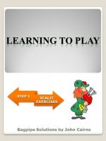 Learning to Play - Step 1 Scalic Exercises