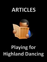 Playing for Highland Dancing