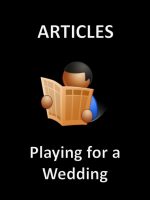 Playing for a Wedding