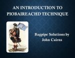 Piobaireachd - An Introduction to Piobaireachd Technique